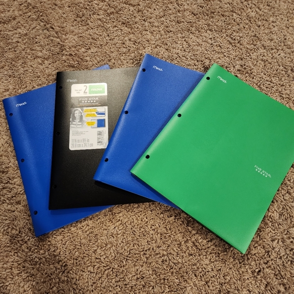 X4 Five Star Folders Brand New! - Picture 1 of 3